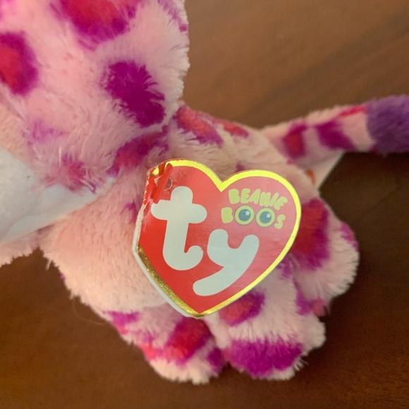 Ty Beanie Boo GLAMOUR Spotted Leopard Cat 6" Plush NEW w Tags Collectable - Picture 5 of 8